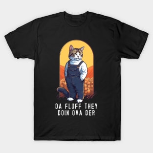 Funny Cat Farmer Meme T-Shirt